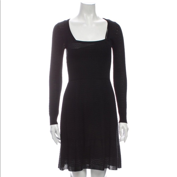 Missoni Dresses & Skirts - M Missoni Virgin Wool Black Long Sleeve Dress S